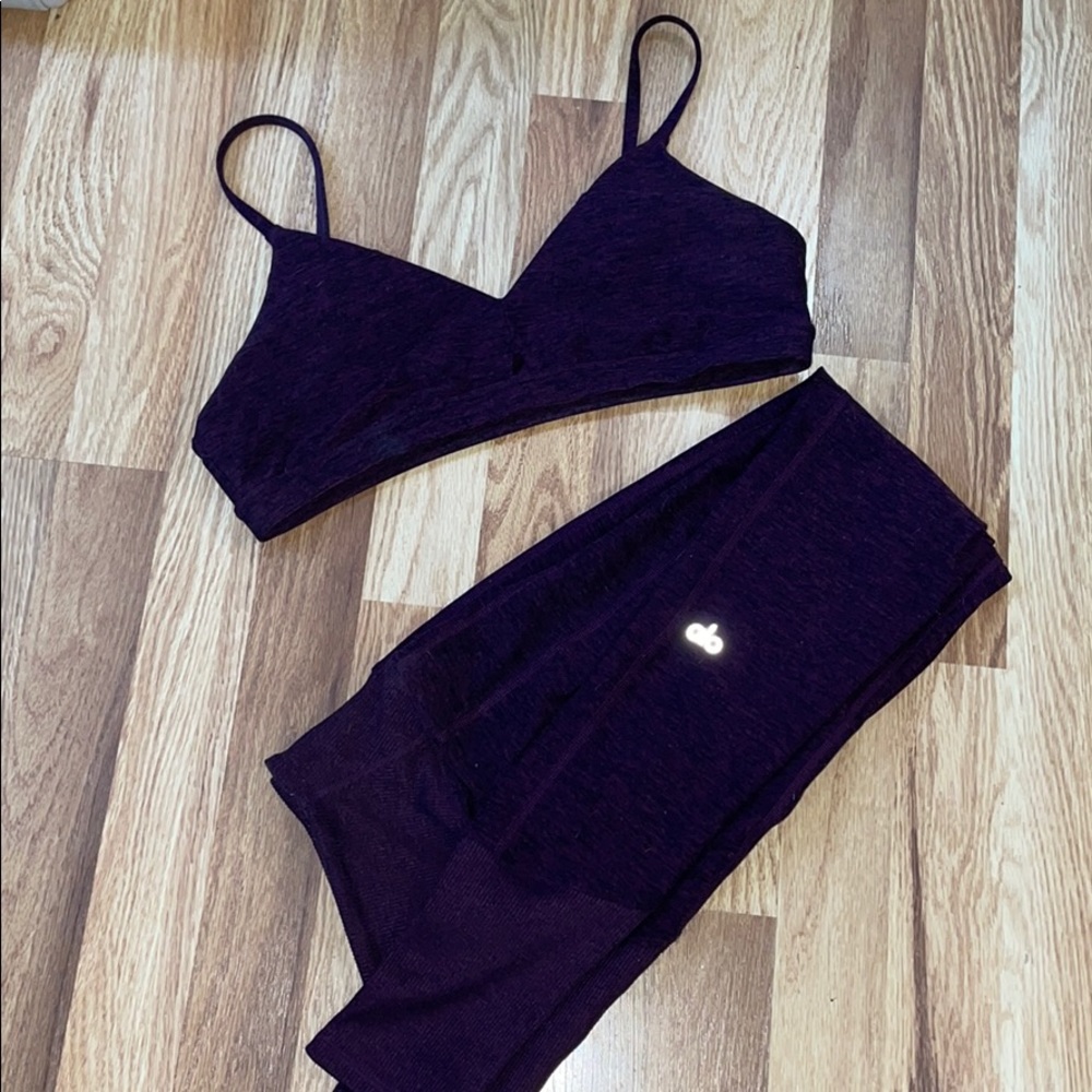 Alo Yoga Soft Legging & Bra Set